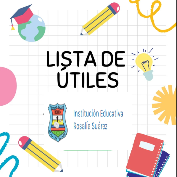 LISTAS DE  GRUPOS Y ÚTILES ESCOLARES 2026